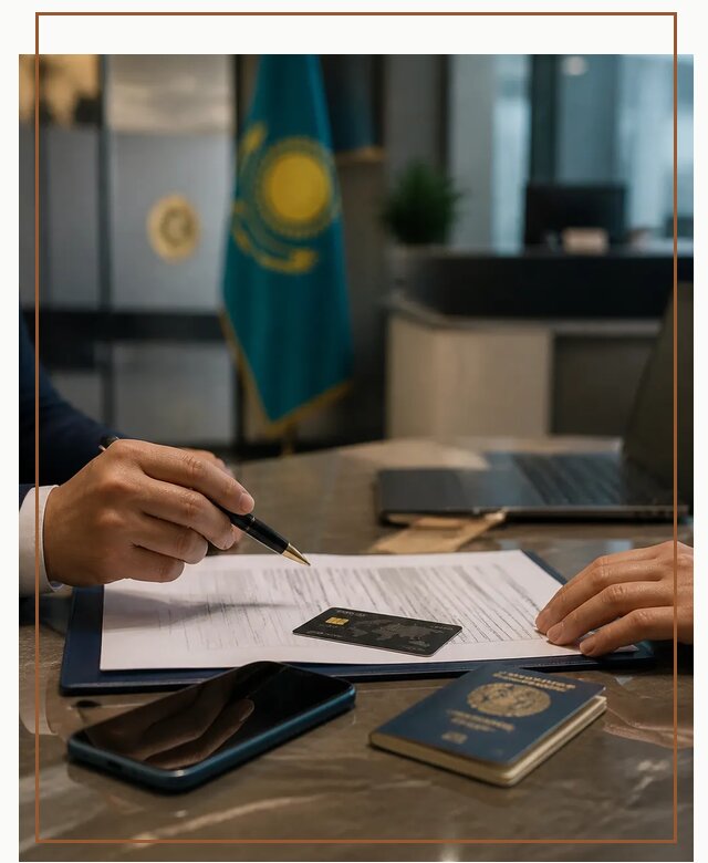 Открытие счета и банковской карты в Казахстане в Рузаевке